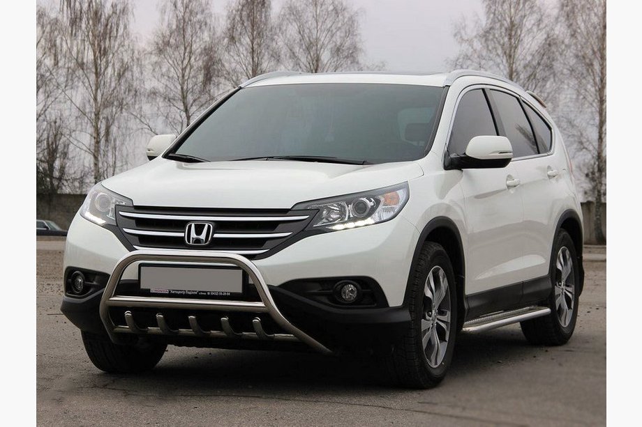 Honda CRV 2012-2016 Frontschutz WT003 (Edelstahl) Image