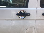 Volkswagen Caddy 2015-2020 Chrom Unterlagen für Türgriffe OmsaLine - Italienischer Edelstahl, 3 Stk Foto 1