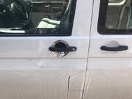 Volkswagen T5 Transporter 2003-2010 Edelstahl Unterlagen für Türgriffe OmsaLine - Italienischer Edelstahl, 3 Stk Foto 9