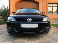 Volkswagen Jetta 2011-2018 Abdeckung für Nebelscheinwerfer (2 Stk., Edelstahl) OmsaLine - Italienischer Edelstahl Foto 1