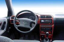Nissan Sunny 1990-1995 ANGEBOT! Armaturenbrett Blenden in Holzoptik Foto 1