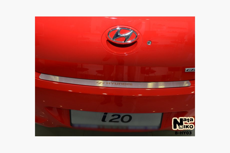 Hyundai I-30 2007-2011 Heckstoßstangenschutz Nataniko (Edelstahl) Image