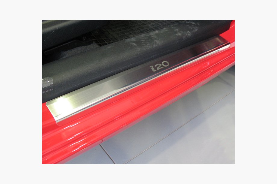 Hyundai I-20 2012-2014 Einstiegsleisten Natanika Premium (4 Stk, Edelstahl) Image