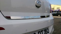Hyundai I-20 2012-2014 Kofferraumleiste Edelstahl Foto 2