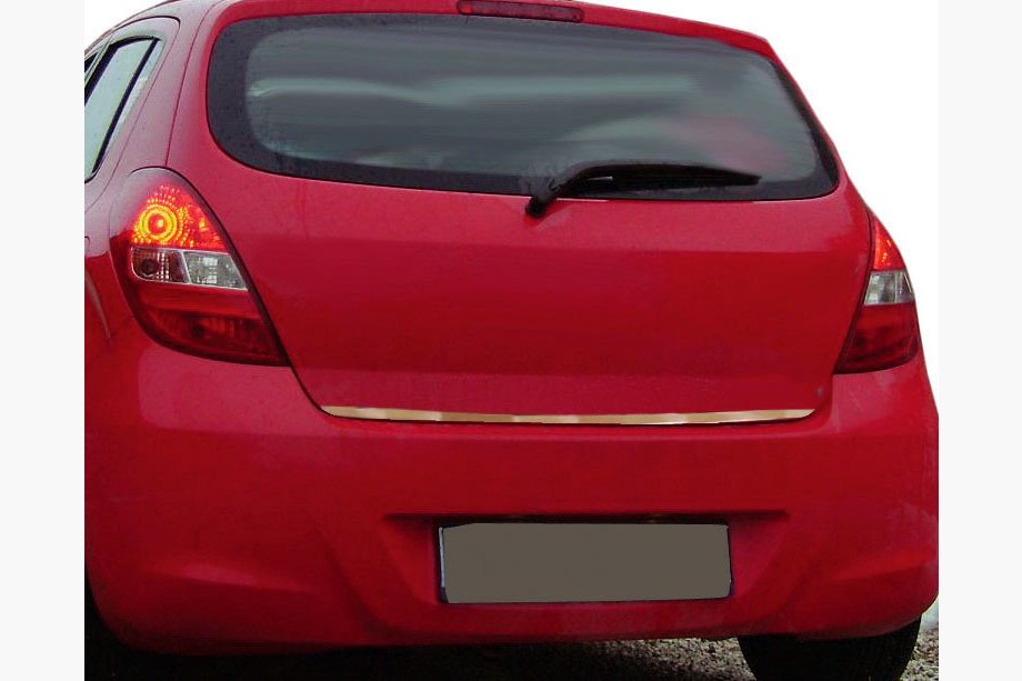 Hyundai I-20 2008-2012 Kofferraumleiste Edelstahl Image
