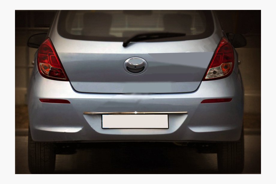 Hyundai I-20 2012-2014 Chromleiste über dem Kennzeichen (Edelstahl) Image