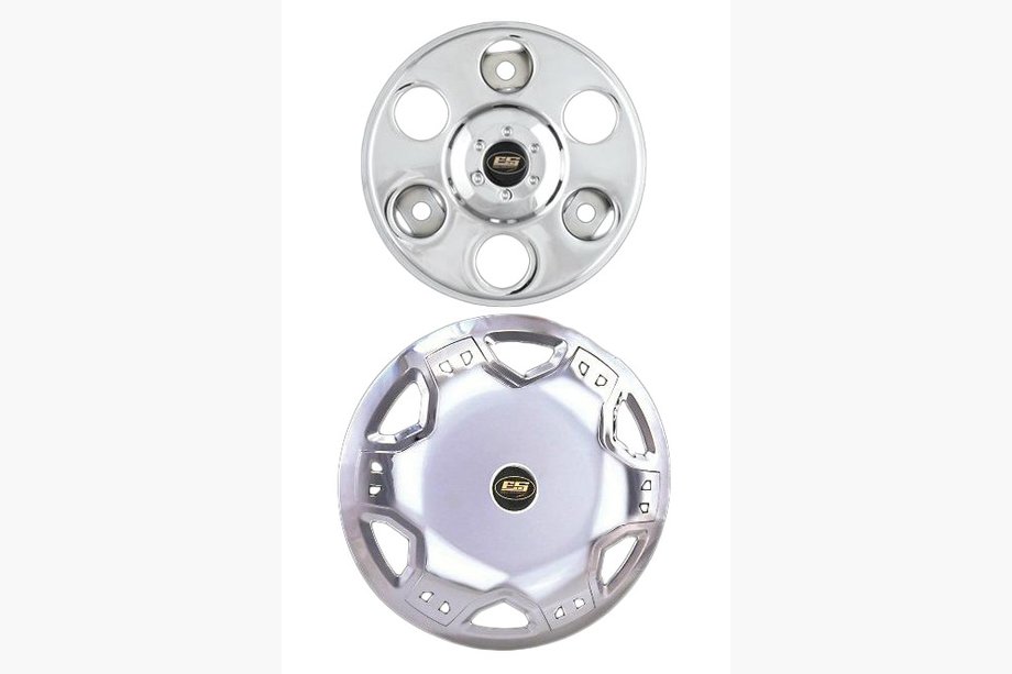 Volkswagen LT 1995-2006 Metall Chrom Radkappen (2-teilig) Image