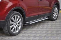 Mazda CX-9 2007-2016 Trittbretter Allmond Grey (2 Stk., Alu) Foto 1