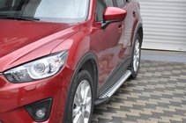 Mazda CX-5 2012-2017 Trittbretter Allmond Grey (2 Stk., Alu) Foto 1