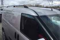 Fiat Doblo II 2010-2022 Dachreling Schwarz Maxi, Metallfuesse Foto 1