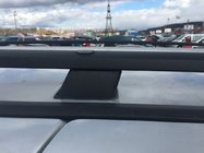 Fiat Doblo II 2010-2022 Dachreling Schwarz Maxi, Metallfuesse Foto 4