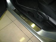 Mazda 6 2003-2008 Einstiegsleisten Abdeckungen Nataniko (4 Stk., Edelstahl) Premium - 3M Klebeband, 0.8 mm Foto 1