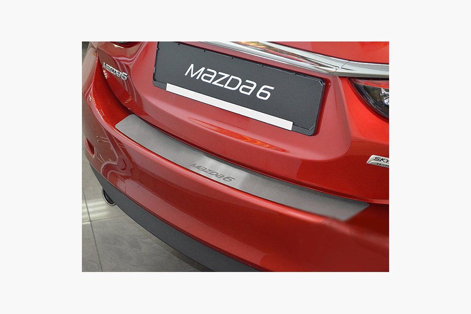 Mazda 6 2012-2024 Heckstoßstangenschutz Nataniko (4D, Edelstahl) Image