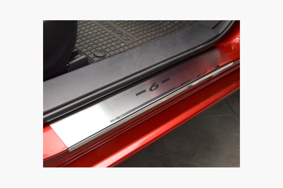 Mazda 6 2012-2024 Einstiegsleisten Abdeckungen Nataniko (4 Stk., Edelstahl) Premium - 3M Klebeband, 0.8 mm Image
