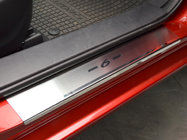 Mazda 6 2012-2024 Einstiegsleisten Abdeckungen Nataniko (4 Stk., Edelstahl) Premium - 3M Klebeband, 0.8 mm Foto 1