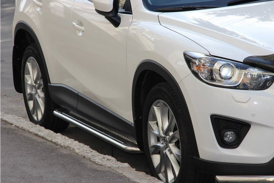 Mazda CX-3 2015- Trittbretter KB001 Edelstahl Image