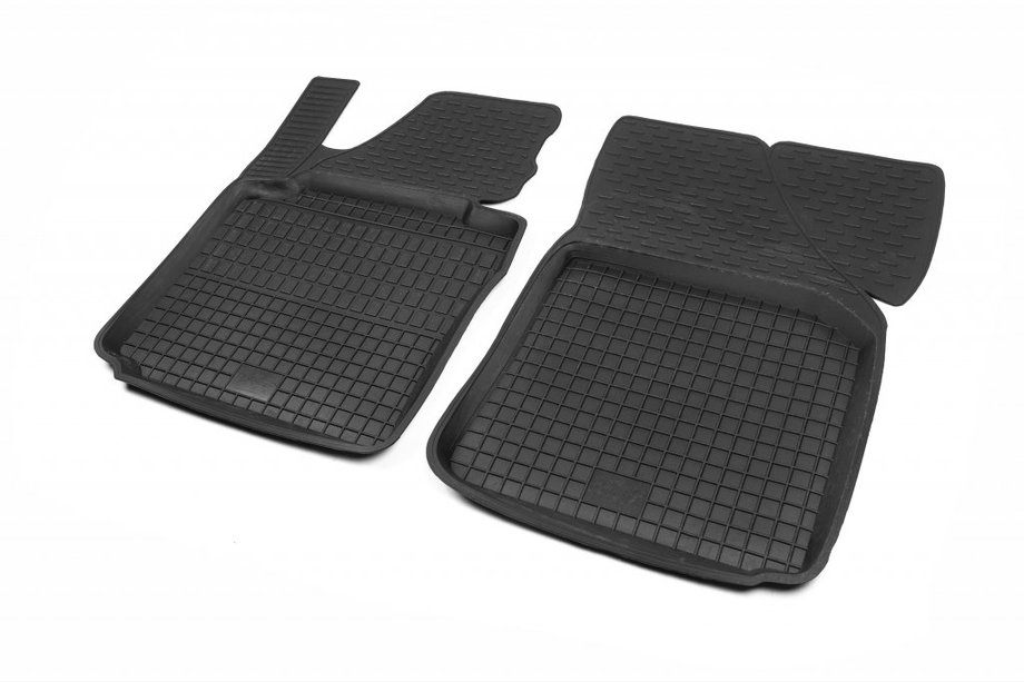 Volkswagen Caddy 2015-2020 Gummimatten mit Rand (2 Stk, Polytep) Image