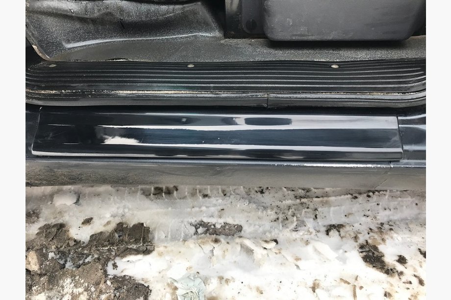 Mercedes Vito W638 1996-2003 ABS Einstiegsleisten Abdeckungen (2 Stk, Kunststoff) Glänzend Foto 2