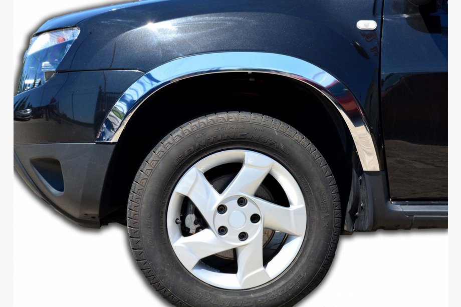 Renault Duster 2008–2017 Radlaufblenden (4 Stk, Edelstahl) Image