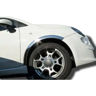 Radlaufverkleidungen (4 Stk, Edelstahl) Fiat 500/500L 2013-2022 Foto 1