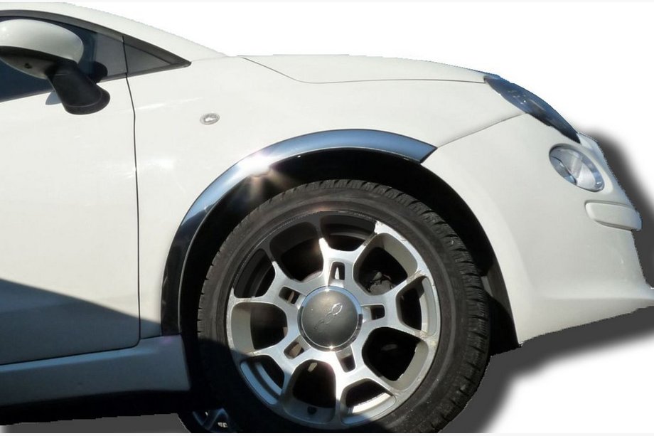 Fiat 500/500L 2013-2022 Radlaufverkleidungen (4 Stk, Edelstahl) Image
