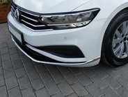 Volkswagen Passat B8 2015-2023 Edelstahl Abdeckung für vordere Stoßstange (2019+, 3 Stk) Carmos - Türkischer Edelstahl Foto 1