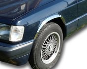 Mercedes W201 (190) 1982-1993 Radlaufverkleidungen 1988-1993 (4 Stk, Edelstahl) Foto 1