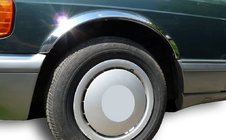 Mercedes S-class W126 1979-1991 Radlaufleisten Edelstahl (4 Stk) Foto 1