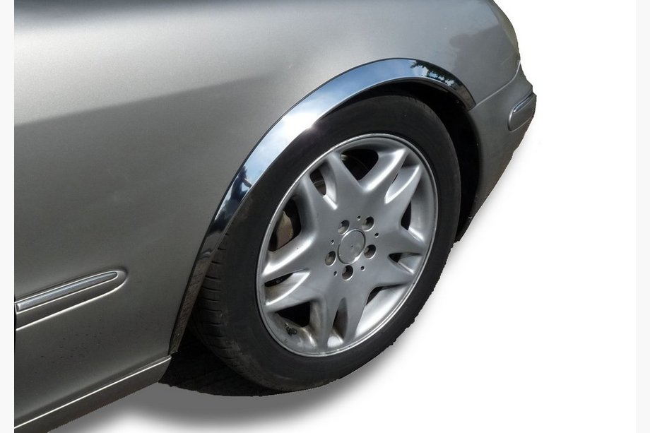 Mercedes S-class W220 1998-2005 Radlaufverkleidungen (4 Stk, Edelstahl) Foto 1