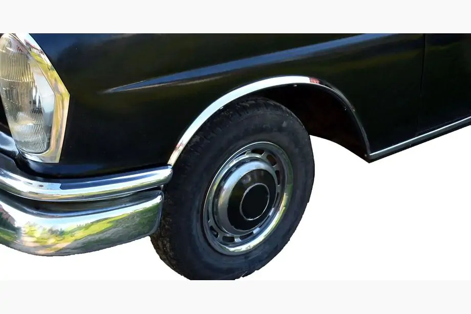 Mercedes W108 1965-1972 Radlaufleisten Edelstahl (4 Stk) Image