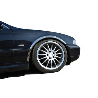 Radlaufverkleidungen (4 Stk, Edelstahl) BMW 5 Series E39 1996-2003 Foto 1