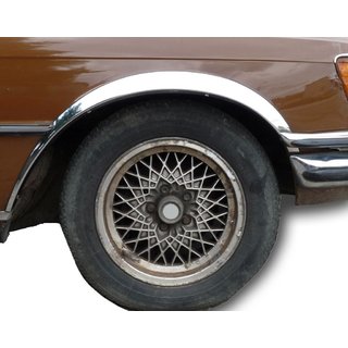 Radlaufleisten Edelstahl (4 Stk) Mercedes W116 1972-1980 Foto 1