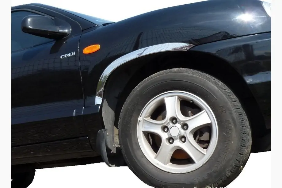 Hyundai Santa Fe 2 2006-2012 Edelstahl Radlaufblenden 2006-2009 (4 Stk) Image