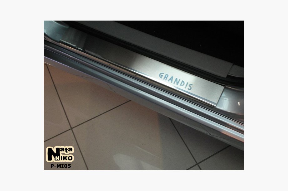 Mitsubishi Grandis 2003-2011 Einstiegsleisten Abdeckungen Nataniko (2 Stk., Edelstahl) Image