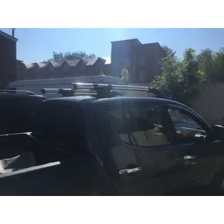 Schwarze Dachreling mit Querträgern Foto 4