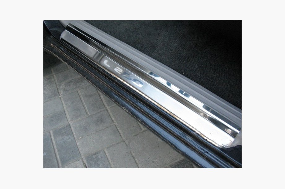 Mitsubishi L200 2006-2015 Einstiegsleisten Abdeckungen Nataniko (2 Stk., Edelstahl) Image