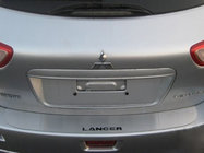 Mitsubishi Lancer X 2008- Heckstoßstangenschutz ohne Kante SW Nataniko (Edelstahl) Foto 1