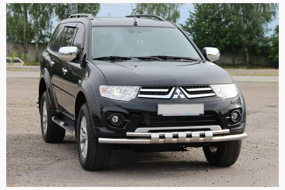 Mitsubishi L200 2006-2015 Frontschutzbügel ST015 (Edelstahl) Image