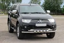 Mitsubishi L200 2006-2015 Frontschutzbügel ST015 (Edelstahl) Foto 1