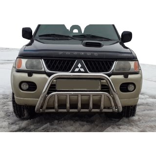 Frontbügel WT002 (Edelstahl) Mitsubishi Pajero Sport 1996-2007