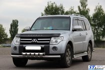 Mitsubishi Pajero Wagon III 1999-2006 Frontschutzbügel ST015 (Edelstahl) Foto 2