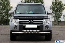 Mitsubishi Pajero Wagon III 1999-2006 Frontschutzbügel ST015 (Edelstahl) Foto 3