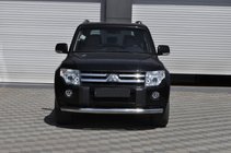 Mitsubishi Pajero Wagon III 1999-2006 Frontschutzbügel ST008 (Edelstahl) Foto 1