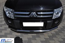 Mitsubishi Pajero Wagon III 1999-2006 Frontschutzbügel ST008 (Edelstahl) Foto 2