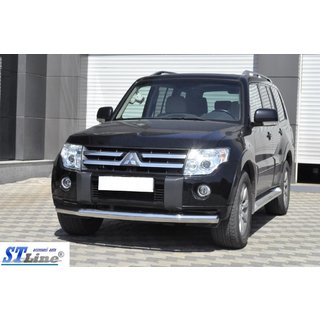 Frontschutzbügel ST008 (Edelstahl) Mitsubishi Pajero Wagon IV 2006-2021 Foto 3