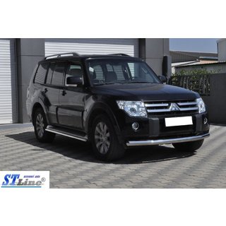 Frontschutzbügel ST008 (Edelstahl) Mitsubishi Pajero Wagon IV 2006-2021 Foto 4