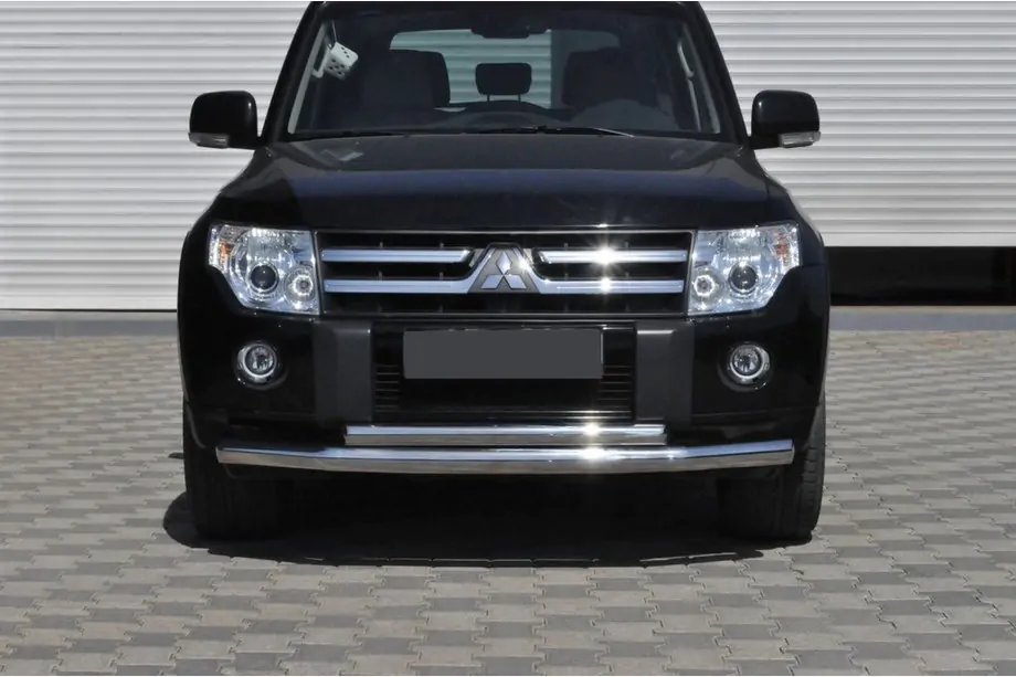 Mitsubishi Pajero Wagon IV 2006-2021 Frontschutzbügel ST014 (Edelstahl) Image