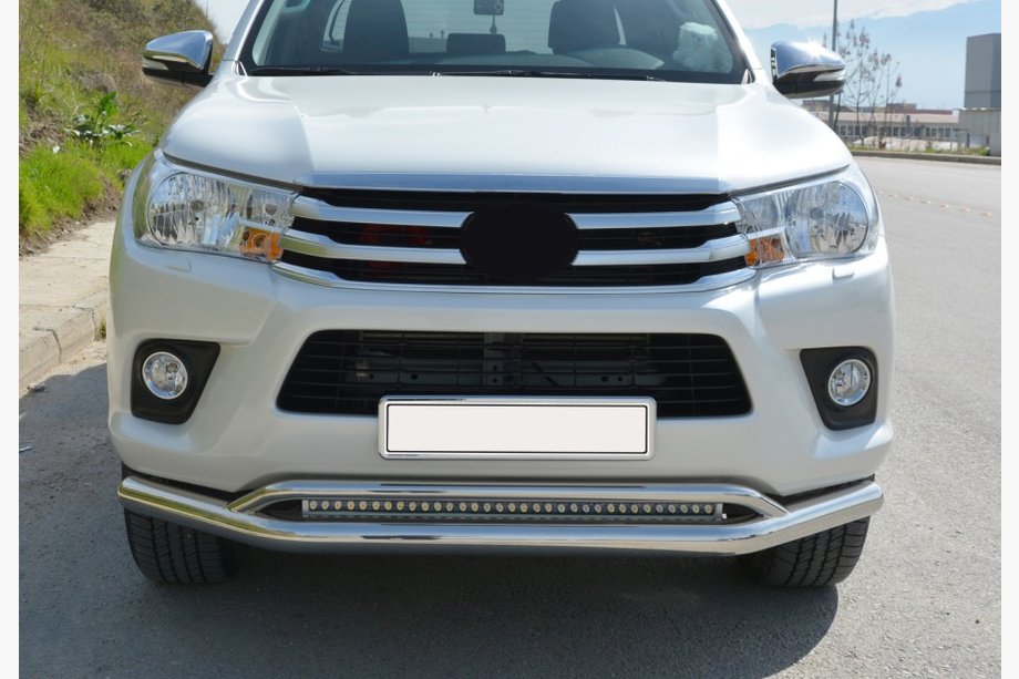 Toyota Hilux 2015- Frontbügel Doppel Vegas (2015-2020, Edelstahl) Image