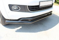 Volkswagen Amarok 2010-2022 Frontbügel Doppel Vegas 76/42 2010-2016 (schwarz) Foto 1