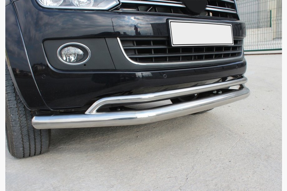 Volkswagen Amarok 2010-2022 Frontbügel Doppel Vegas 2010-2016 Edelstahl d70/42 mm Image